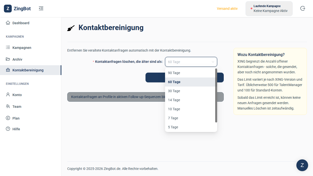 ZingBot Dashboard