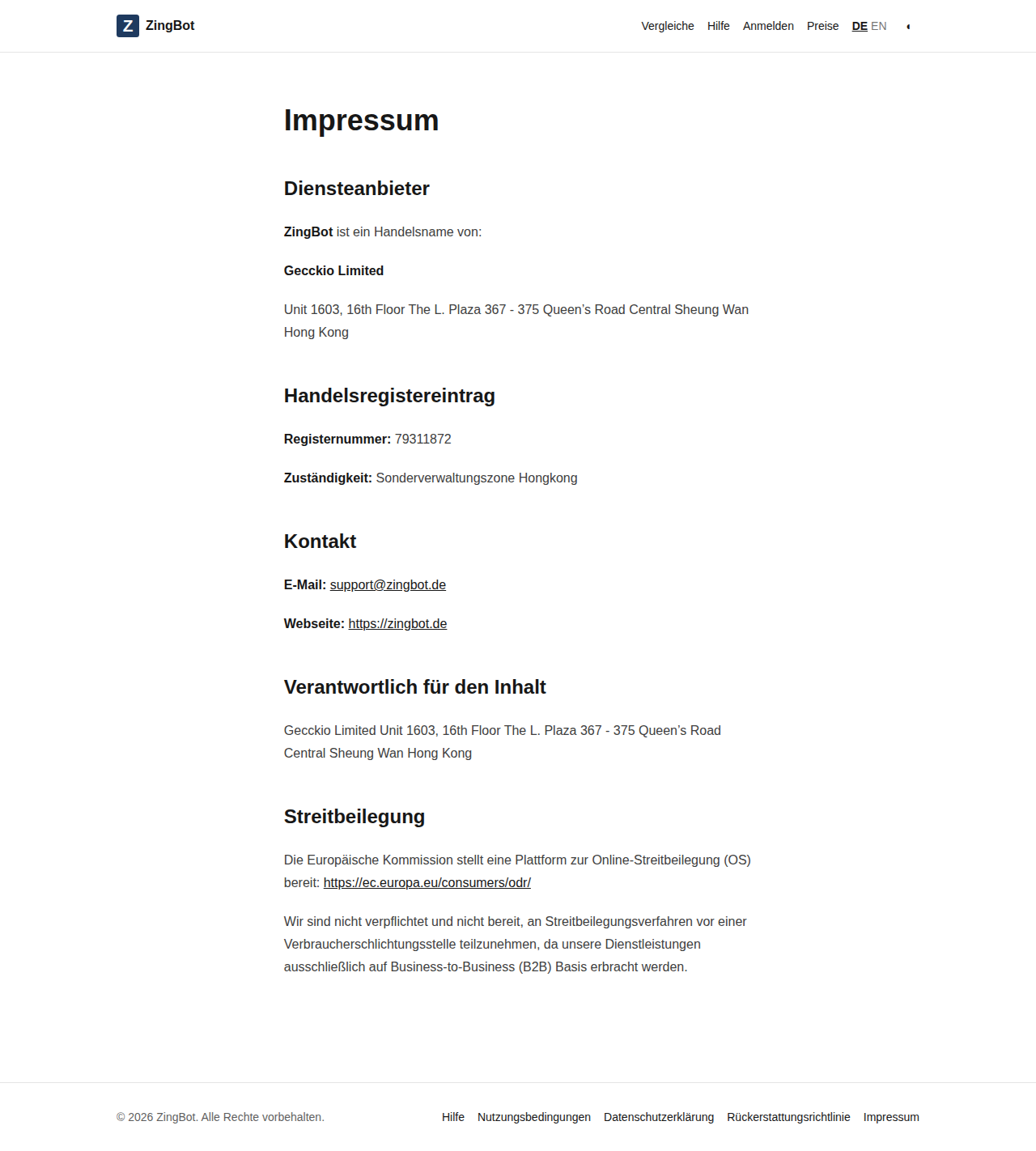 Impressum